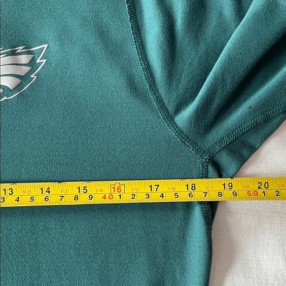 Nike Philadelphia Eagles Women's Midnight Green Long Sleeve Quarter-Zip Pullover - Picture 8 of 13